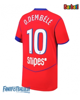 Paris Saint-Germain Ousmane Dembele #10 Tricou Fotbal Replică 2025-26 Barbati Treilea